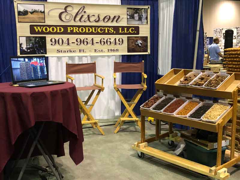 Elixson Wood Products at a show